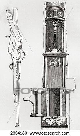 A Breech Loading Harquebus, With Moveable Chamber, Dating From 1537. From The British Army: It's Origins, Progress And Equipment, Published 1868. View Large Photo Image Stock Image - A Breech Loading Harquebus, With Moveable Chamber, Dating From 1537. From The British Army: It's Origins, Progress And Equipment, Published 1868.. Fotosearch