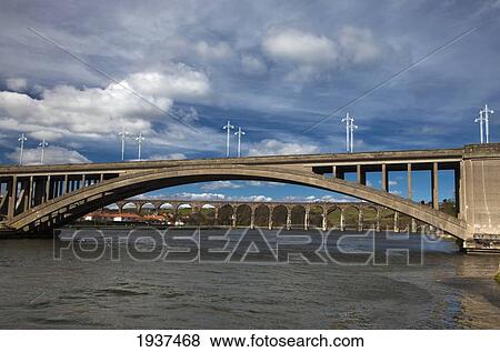 A Bridge Over A River Tweed; Berwick-Upon-Tweed Northumberland Englad View Large Photo Image Stock Photo - A Bridge Over A River Tweed; Berwick-Upon-Tweed Northumberland Englad. Fotosearch