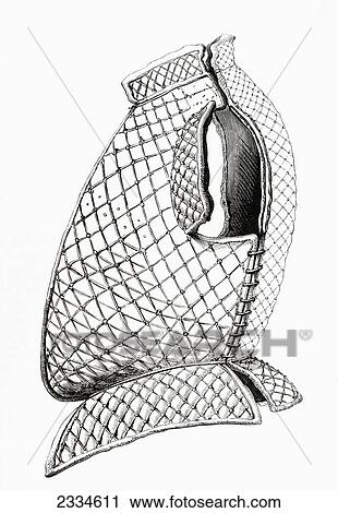 Stock Image - A Brigandine Jacket Dating From A. D. 1560. From The British Army: It's Origins, Progress And Equipment, Published 1868.. Fotosearch