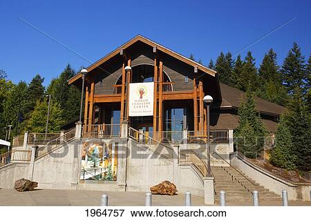 A Building In The World Forestry Center; Portland Oregon United States Of America View Large Photo Image Stock Photo - A Building In The World Forestry Center; Portland Oregon United States Of America. Fotosearch