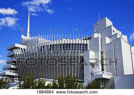 A Casino Building With Flags Along The Roof; Quebec, Canada View Large Photo Image Picture - A Casino Building With Flags Along The Roof; Quebec, Canada. Fotosearch