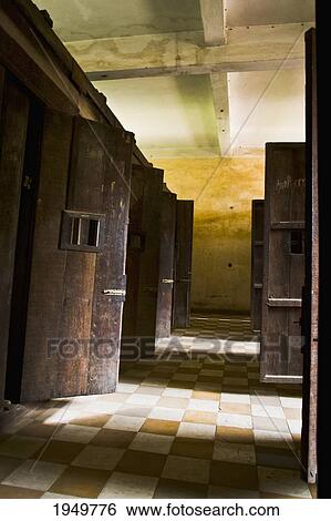 A Cell Block In The Political Prison S21 Or Tuol Sleng Which Was Formerly A High School; Phnom Penh Cambodia View Large Photo Image Stock Photograph - A Cell Block In The Political Prison S21 Or Tuol Sleng Which Was Formerly A High School; Phnom Penh Cambodia. Fotosearch