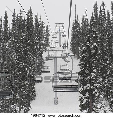A Chairlift At A Ski Resort; Whistler British Columbia Canada View Large Photo Image Stock Image - A Chairlift At A Ski Resort; Whistler British Columbia Canada. Fotosearch