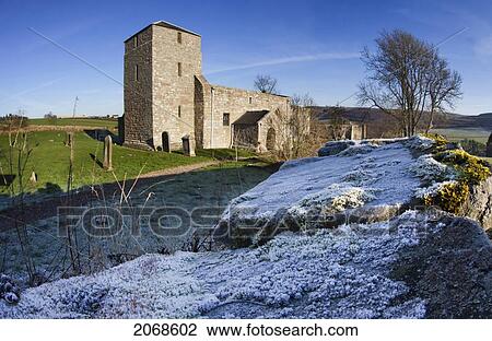 A Church And Cemetery With Frost On The Grass And Stone Wall; Eglingham Northumberland England View Large Photo Image Stock Image - A Church And Cemetery With Frost On The Grass And Stone Wall; Eglingham Northumberland England. Fotosearch