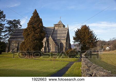 Stock Image - A Church Building; Cumbria, England. Fotosearch