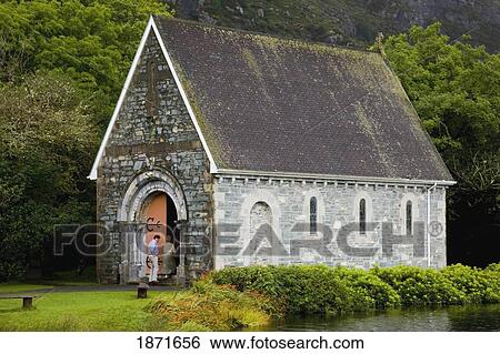 A Church Building; Gougane Barra, County Cork, Ireland View Large Photo Image Stock Photograph - A Church Building; Gougane Barra, County Cork, Ireland. Fotosearch