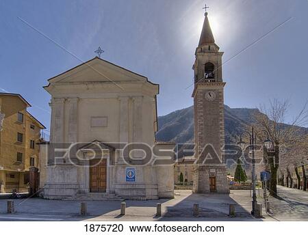 A Church With A Bell Tower; Pedescala, Vicenza, Italy View Large Photo Image Stock Image - A Church With A Bell Tower; Pedescala, Vicenza, Italy. Fotosearch