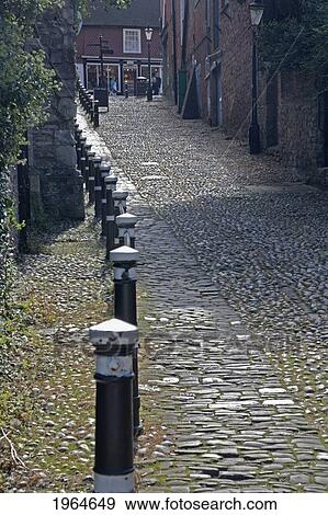 A Cobblestone Street; Rye Sussex England View Large Photo Image Stock Photo - A Cobblestone Street; Rye Sussex England. Fotosearch