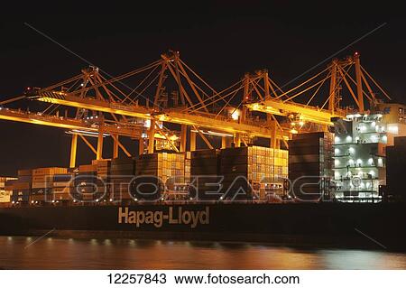 A container ship being loaded in the Port of Tacoma; Tacoma, Washington, United States of America View Large Photo Image Stock Image - A container ship being loaded in the Port of Tacoma; Tacoma, Washington, United States of America. Fotosearch