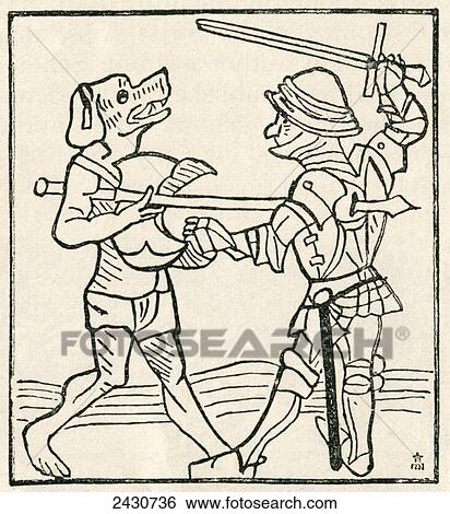 A dog headed man, Cynocephali, conquers a Macedonian warrior. According to legend the soldier's weapons passed harmlessly through the Cynocephali. From The Strand Magazine published 1897. View Large Photo Image Stock Photograph - A dog headed man, Cynocephali, conquers a Macedonian warrior. According to legend the soldier's weapons passed harmlessly through the Cynocephali. From The Strand Magazine published 1897.. Fotosearch