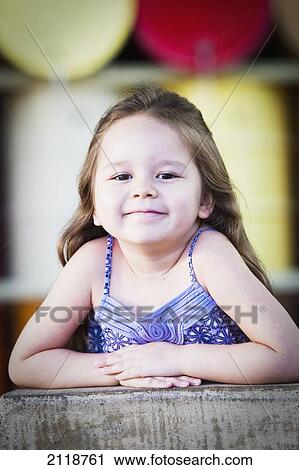 A Five-Year-Old Girl Smiles Happily For The Camera; Costa Mesa California Usa View Large Photo Image Stock Image - A Five-Year-Old Girl Smiles Happily For The Camera; Costa Mesa California Usa. Fotosearch
