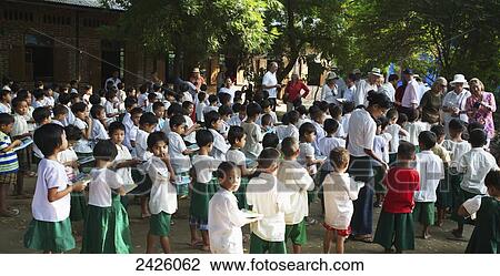 A group of school children in a rural village; Myanmar View Large Photo Image Stock Image - A group of school children in a rural village; Myanmar. Fotosearch