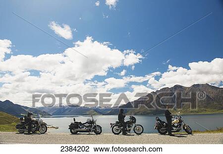 A group tours on motorcycle; Wanaka, New Zealand View Large Photo Image Stock Image - A group tours on motorcycle; Wanaka, New Zealand. Fotosearch