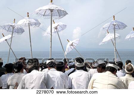 Stock Image - A hindu memorial on the beach; Bali, Indonesia. Fotosearch