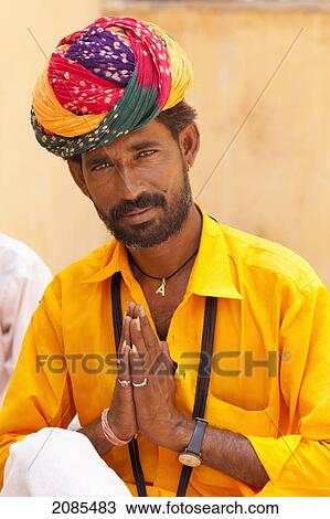 A Man With A Colourful Turban Giving Greetings; Jaipur Rajasthan India View Large Photo Image Stock Image - A Man With A Colourful Turban Giving Greetings; Jaipur Rajasthan India. Fotosearch
