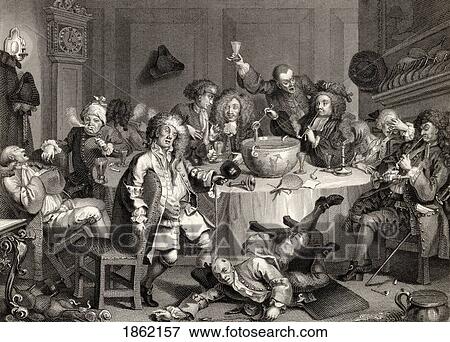 A Midnight Modern Conversation From The Original Picture By Hogarth From The Works Of Hogarth Published London 1833 View Large Photo Image Stock Photo - A Midnight Modern Conversation From The Original Picture By Hogarth From The Works Of Hogarth Published London 1833. Fotosearch