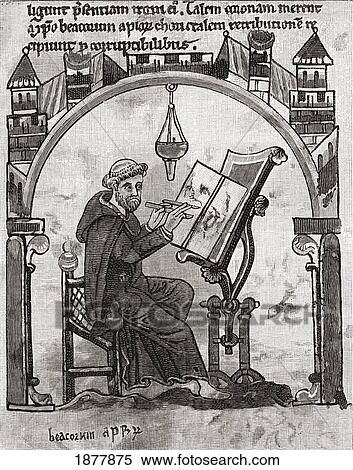 A Monk At His Desk In A Scriptorium, C. 1200. From The Book Short History Of The English People By J. R. Green, Published London 1893 View Large Photo Image Stock Photography - A Monk At His Desk In A Scriptorium, C. 1200. From The Book Short History Of The English People By J. R. Green, Published London 1893. Fotosearch