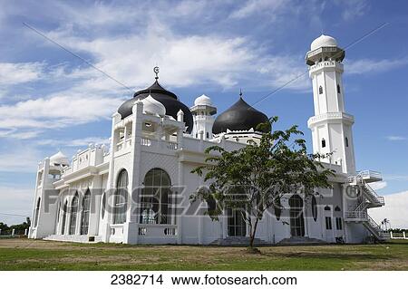 Picture - A mosque; Aceh Province, Indonesia. Fotosearch