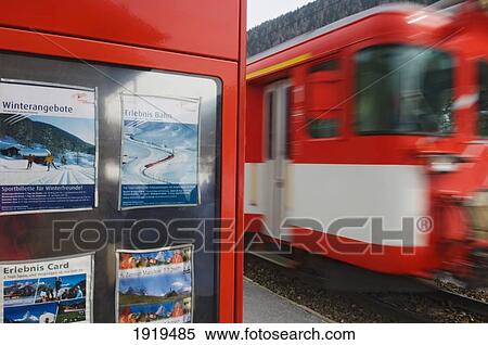 A Mountain Train That Leads To Goms Valley, Switzerland View Large Photo Image Stock Photography - A Mountain Train That Leads To Goms Valley, Switzerland. Fotosearch