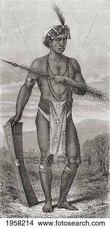 A Native Of Manado, Celebes, In The North Sulawesi Province Of Indonesia In The 19Th Century. From El Mundo En La Mano, Published 1878. View Large Photo Image Picture - A Native Of Manado, Celebes, In The North Sulawesi Province Of Indonesia In The 19Th Century. From El Mundo En La Mano, Published 1878.. Fotosearch