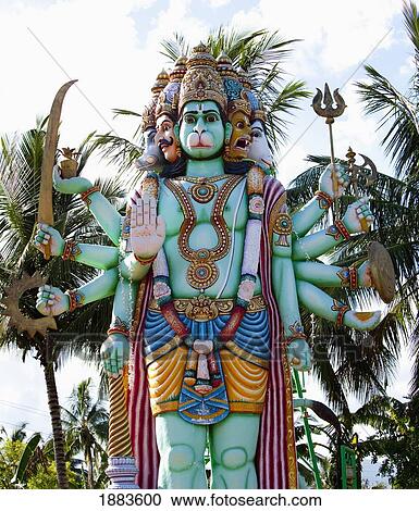 A Painted Statue In Human And Animal Likeness With Many Arms And Heads; Sathyamangalam, Tamil Nadu, India View Large Photo Image Stock Image - A Painted Statue In Human And Animal Likeness With Many Arms And Heads; Sathyamangalam, Tamil Nadu, India. Fotosearch