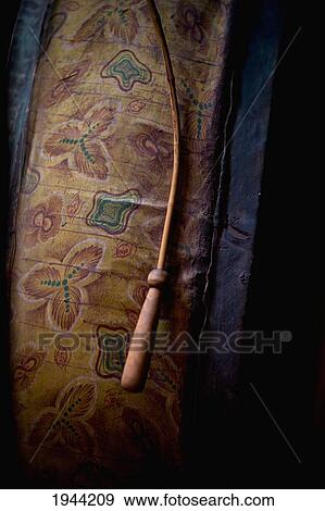 Stock Photo - A Patterned Item With A Handle; Leh Ladakh India. Fotosearch