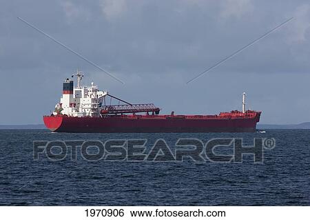 A Red Ship Sailing In The Ocean; Sound Of Mull Scotland View Large Photo Image Stock Photograph - A Red Ship Sailing In The Ocean; Sound Of Mull Scotland. Fotosearch