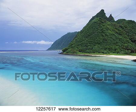A river channel running through Ofu Island; American Samoa View Large Photo Image Stock Photo - A river channel running through Ofu Island; American Samoa. Fotosearch