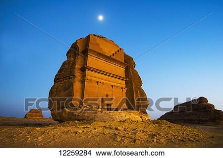 A rock-cut building; Medain Saleh, Saudi Arabia View Large Photo Image Picture - A rock-cut building; Medain Saleh, Saudi Arabia. Fotosearch