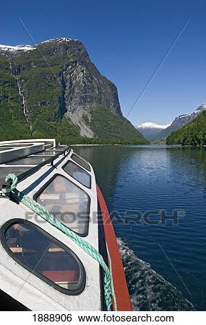 A Scenic Boat Trip Across The Waters Of Lovatn Lake View Large Photo Image Stock Photograph - A Scenic Boat Trip Across The Waters Of Lovatn Lake. Fotosearch