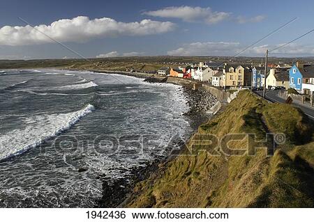 A Seaside Town; Lahinch County Clare Ireland View Large Photo Image Stock Photograph - A Seaside Town; Lahinch County Clare Ireland. Fotosearch