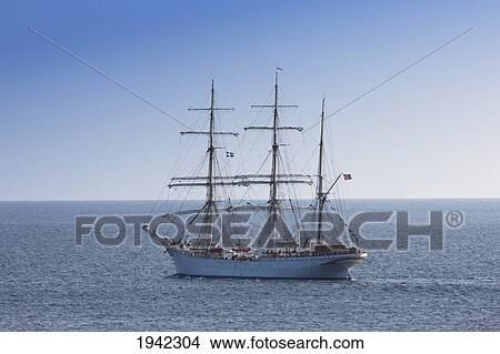 A Ship In The Ocean; Shetland Scotland View Large Photo Image Picture - A Ship In The Ocean; Shetland Scotland. Fotosearch