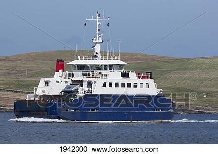 A Ship In The Water Off The Coast; Bressay Scotland View Large Photo Image Stock Image - A Ship In The Water Off The Coast; Bressay Scotland. Fotosearch