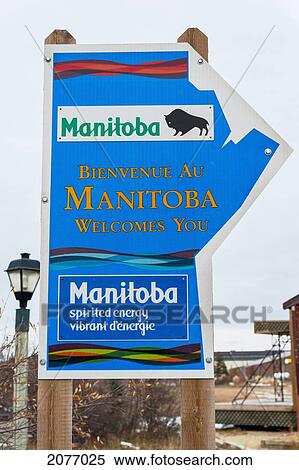 A Sign Saying Manitoba Welcomes You; Churchill Manitoba Canada View Large Photo Image Stock Photography - A Sign Saying Manitoba Welcomes You; Churchill Manitoba Canada. Fotosearch
