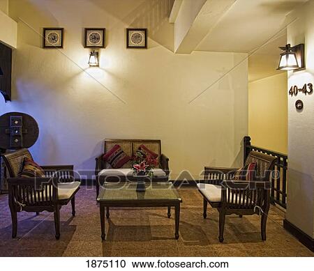 A Sitting Area In A Hotel View Large Photo Image Stock Image - A Sitting Area In A Hotel. Fotosearch