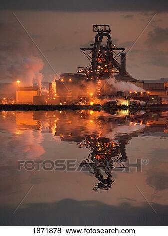 A Steel Company; Teesside, England View Large Photo Image Stock Photo - A Steel Company; Teesside, England. Fotosearch