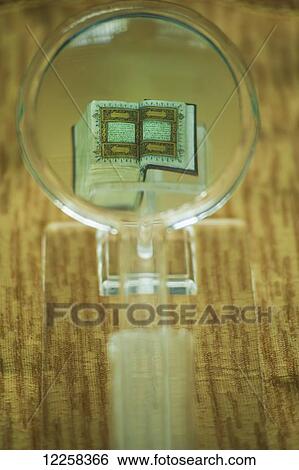 A tiny Koran at Brunei's Dar al-Salam's Islamic Museum; Bandar Seri Begawan, Brunei View Large Photo Image Stock Photograph - A tiny Koran at Brunei's Dar al-Salam's Islamic Museum; Bandar Seri Begawan, Brunei. Fotosearch
