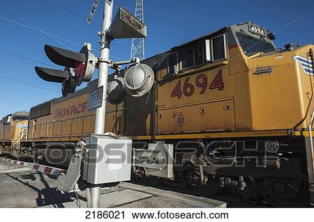 A Union Pacific Train At The Railway Crossing At Alpine, Texas, Usa View Large Photo Image Stock Image - A Union Pacific Train At The Railway Crossing At Alpine, Texas, Usa. Fotosearch