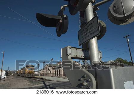 A Union Pacific Train At The Railway Crossing At Alpine, Texas, Usa View Large Photo Image Stock Photograph - A Union Pacific Train At The Railway Crossing At Alpine, Texas, Usa. Fotosearch