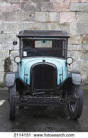 A Vintage Car Parked Along A Stone Wall; Berwick Northumberland England View Large Photo Image Stock Image - A Vintage Car Parked Along A Stone Wall; Berwick Northumberland England. Fotosearch