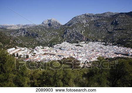 A Whitewashed Town In A Valley; Ubrique, Andalusia, Spain View Large Photo Image Stock Image - A Whitewashed Town In A Valley; Ubrique, Andalusia, Spain. Fotosearch