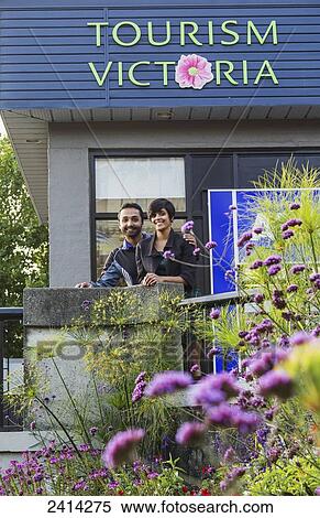 A young Indian ethnicity couple poses in front of the Tourism Victoria office; Victoria, Vancouver Island, British Columbia View Large Photo Image Stock Photography - A young Indian ethnicity couple poses in front of the Tourism Victoria office; Victoria, Vancouver Island, British Columbia. Fotosearch