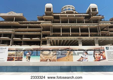Picture - Abandoned Construction, The Palm; Jumeirah, Dubai, United Arab Emirates. Fotosearch