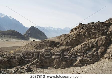 Stock Image - Abandoned House In The Shigar Valley, Northern Areas, Pakistan. Fotosearch