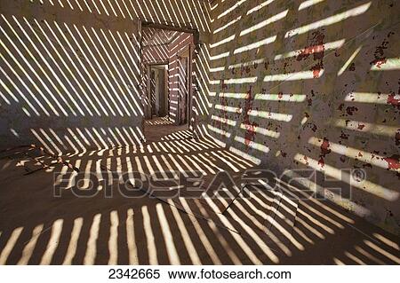 Stock Photography - Abandoned House; Kolmanskop Ghost Town, Namibia. Fotosearch