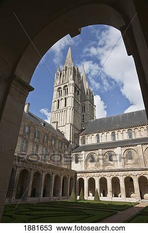 Abbaye-Aux-Hommes; Caen, Normandy, France View Large Photo Image Stock Image - Abbaye-Aux-Hommes; Caen, Normandy, France. Fotosearch