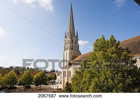 Abbey Church Of Saint-Savin Sur Gartempe, Saint-Savin Sur Gartempe, Vienne, France View Large Photo Image Stock Photo - Abbey Church Of Saint-Savin Sur Gartempe, Saint-Savin Sur Gartempe, Vienne, France. Fotosearch