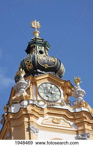 Stock Photo - Abbey Church of Stift Melk Benedictine Monastery, Lower Austria, Austria. Fotosearch