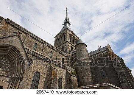 Abbey Of Mont-Saint-Michel, France View Large Photo Image Stock Image - Abbey Of Mont-Saint-Michel, France. Fotosearch