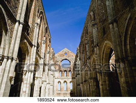 Abbey Of San Galgano View Large Photo Image Picture - Abbey Of San Galgano. Fotosearch
